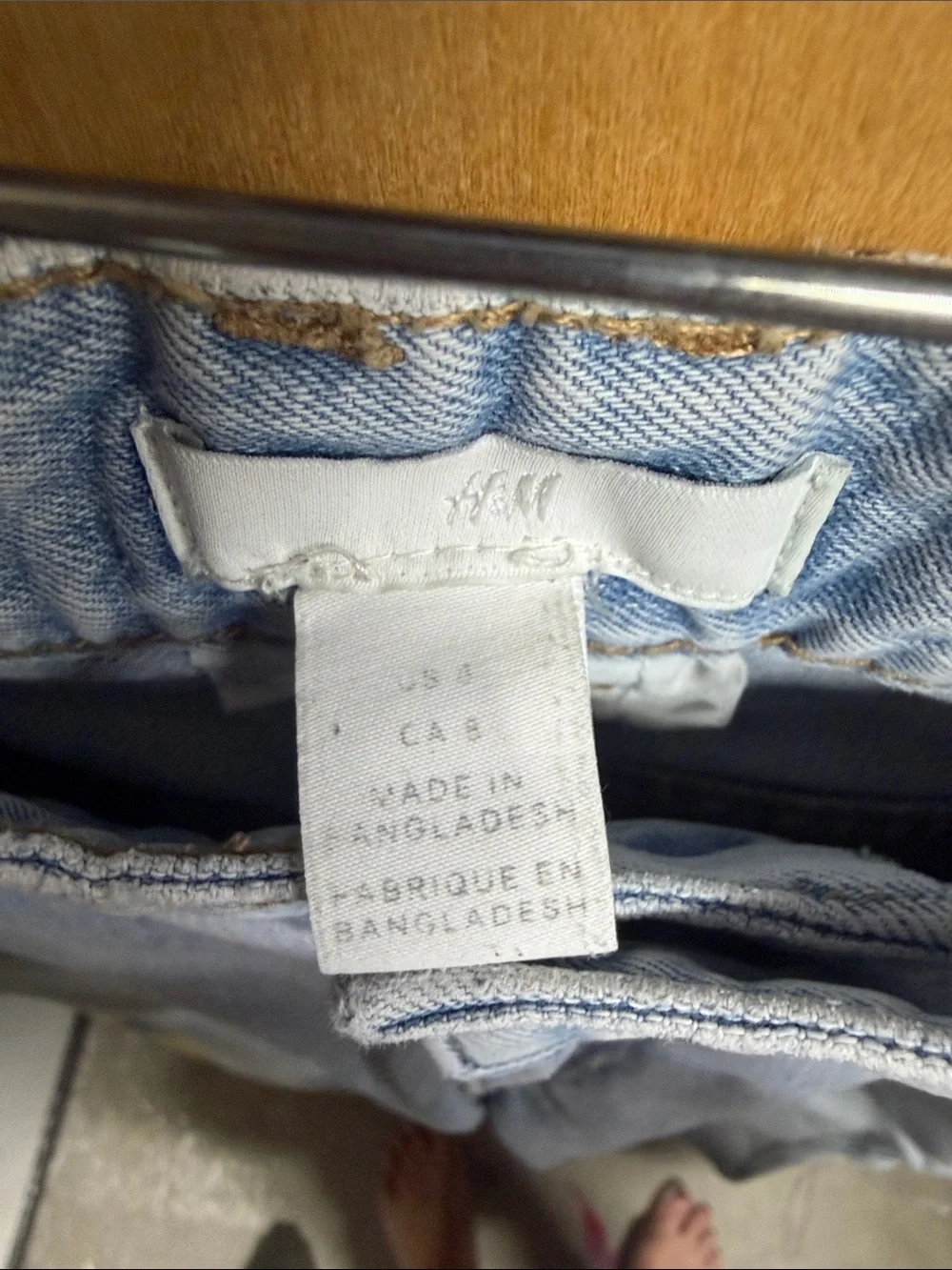 H&M Pale Blue Relaxed Fit Women’s Jeans